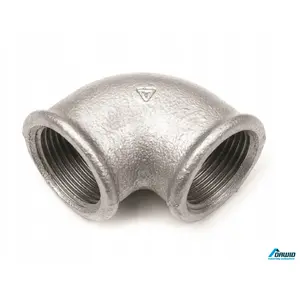 AGAflex 90° 6-thread elbow A1 galvanized 3/4"