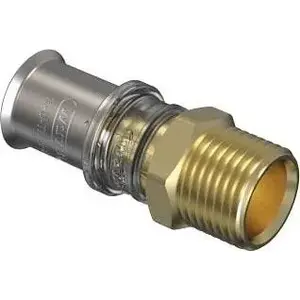 WAVIN металлическая резьбовая муфта 20 x 3/4" для PEXAL/TIGRIS (MPN 4064266)