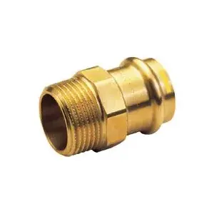 Conex переходной ниппель B PRESS GAZ GZ 18x3/4" медь‑бронза PG4243G0180600