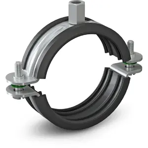 Хомут для трубы Niczuk EXPERT 324 (317–326 мм) BK, резьба M12/16-C