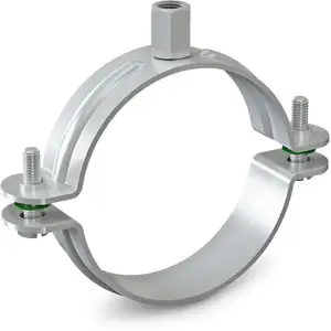 Pipe clamp Niczuk Obejma DUO 28 BK (28–32 mm) for plumbing connections