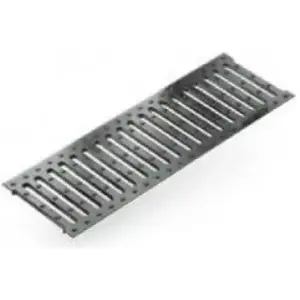 Linear Drain Grate Purmo ACO-RUSZT G100 Galvanized Steel 10 cm Width