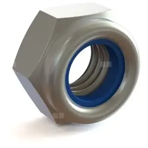 Hex self-locking nut Niczuk M8 — stainless steel/steel not specified