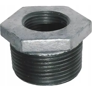 Соединительная муфта AGAflex редукционная 1 1/2" x 1/2" оцинкованная (накидная/вкручиваемая)