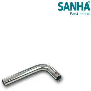 Отвод SANHA SANHA-THERM C-Stahl 90° d18 – медесодержащая сталь 18 мм