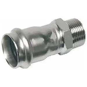 SANHA переходной ниппель NiroSan-Press PxGZ 15 x 3/8 нержавеющее соединение