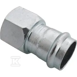 Coupling adapter IBP PC4270G for gas pipeline, G 1/2 inch threaded connection, model PC4270G0180400