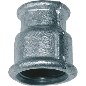 Редукционная муфта (оцинкованная) INVENA ZO-11-010 1/2" x 3/8" фитинг
