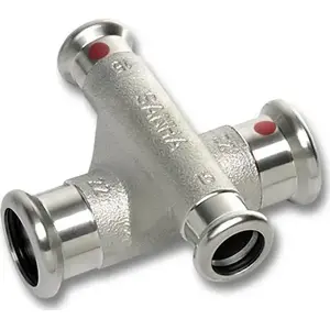 Отвод-соединитель SANHA-THERM C-Stahl двухплоскостной 2-плоскостной д28x15 SANHA