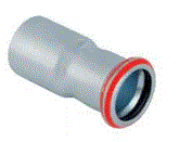 Flange reducer GEBERIT C-STAHL 54 x 42 mm — model 22324