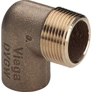 Отвод VIEGA 90° Viega 94092G, gunметалл, диаметр 15 мм, упаковка 10 шт.