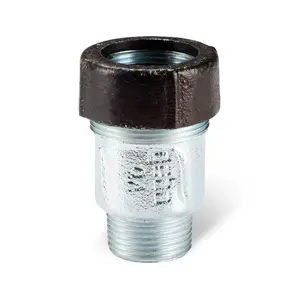 Clamp coupling GEBO QA 1/2" female threaded for steel pipes, model 17.195.00.01