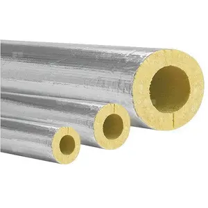 K-flex K-ROCK ALU mineral wool insulation with aluminum cladding, tube 20 x 48 mm, 1 m