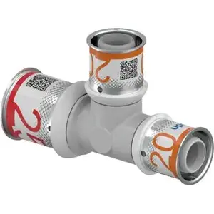 End feed reducer Uponor 1039956, plumbing fitting, grey, 1 pc