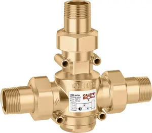 Термостатический клапан защиты возврата CALEFFI DN32 (1 1/4") настройка 55°C