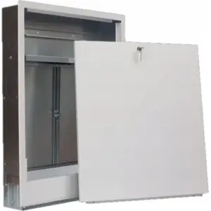 Recessed Distribution Cabinet SZPMS-2 with Cover and Space for 6-Circuit Controller, External 472×730×120 mm, Internal 430×730×120 mm