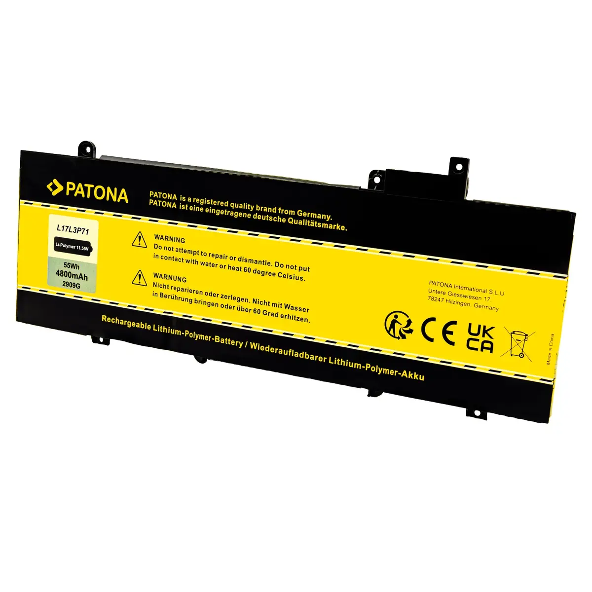 PATONA PT2909 laptop battery for Lenovo ThinkPad T480s Photo 2