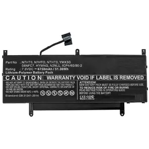 Battery Origin MBXDE-BA0233 laptop spare part, weight 0.22 kg