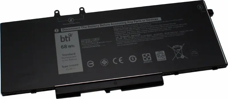 BTI 68Wh Li‑Ion аккумулятор для Dell Precision 3550 Photo 2