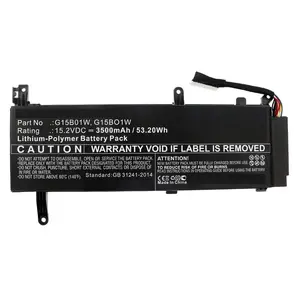 Klēpjdatora akumulators CANYON CoreParts MBXTAB-BA144 — Li-Ion 53.20Wh 15.2V, 0,27 kg