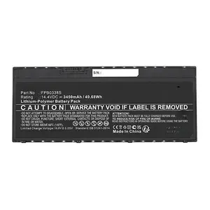 Аккумулятор PNY MBXFU-BA0048 — Li-Ion 3450 мА·ч, совместим с Fujitsu LifeBook, чёрный
