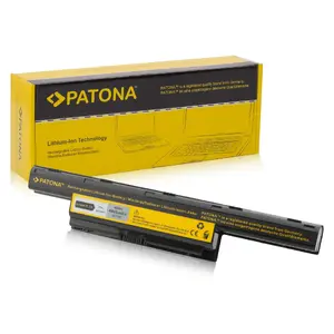 Аккумулятор PATONA PT2173 для ноутбуков Acer Aspire, Li-Ion 4400 мAh, чёрно‑жёлтый