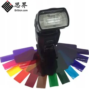 Gel Color Filter Set SiGi Strobist 12 Colors for Flash (SB4927)