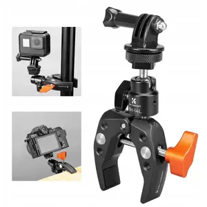 Clamp Vise Mount with Ball Head K&F SB9950 — 1/4" Mount for GoPro/MS26/KF31.097 Systems