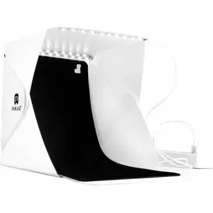 Puluz Portable Shadowless Light Tent 22×23×24 cm with 2 LED Lamps and 2 Backgrounds
