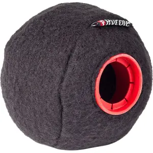Mikrofona vēja aizsargs Rycote Rycote Baseball melns — vienvietīgs putas un kažoka pārvalks