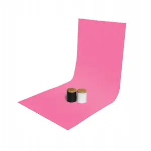 PVC fons GlareOne 60×130 cm, rozā