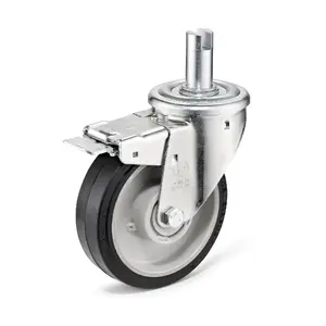 Wheels Avenger Hard Wheel Set for Strato Safe — black/silver, 10 kg