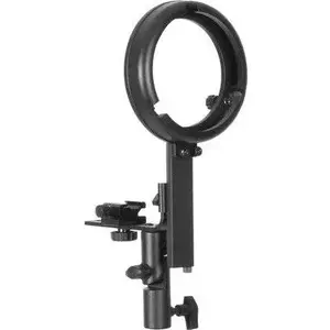 GlareOne vertical flash bracket for studio and on-camera lights — Bowens mount