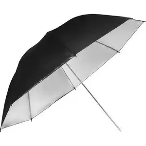 Studijas lietussargs GlareOne sudrabains 100 cm — GlareOne 11393-uniw