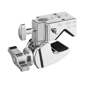 Fona skava Manfrotto Avenger Super Clamp Chrome — hromēta, 44 mm, 450 g