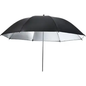Umbrella Massa Parasolka Srebrna 110 cm — compact folding umbrella, silver canopy, 110cm diameter