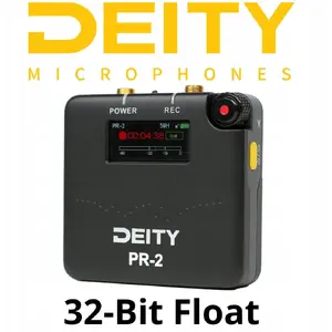 Kabatas stereo ierakstītājs Aputure Deity PR-2 ar lavalier mikrofonu — kompakts lauka ierakstītājs