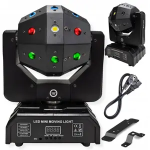 Light4Me kustīgs gaismas efekts 4‑1 LED, kompakts skatuves ierīce, modelis 5908249834866
