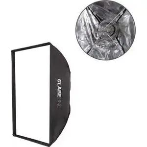 Softbox rectangular GlareOne Easy Fold 60×90 cm — quick-assembly photography light modifier