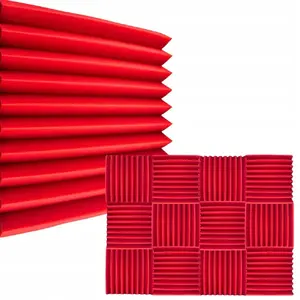 Acoustic Panel Set Bitmat DNA AM4 RD 12 pieces, red