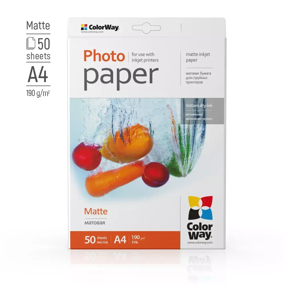 Фотобумага Colorway PM190050A4 Photo 2