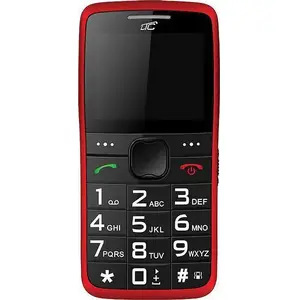 Mobile phone MAXCOM MOB20 red-black — basic handset, compact design