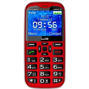 Mobile phone Winner Group WG20 C — bar, Dual SIM, 2.31" (5.87 cm) display, 320×240, 1.3 MP camera, 1600 mAh, Red
