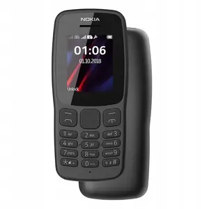 Mobile phone Nokia 106 (model 36999) — basic GSM feature phone, black