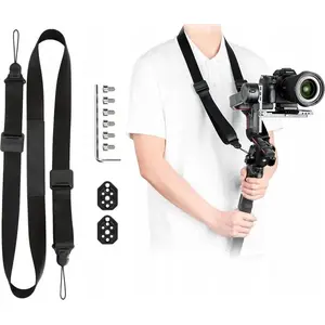 JJC camera harness strap mount for DJI RS 3 Mini / RS 2 / RSC 2 gimbals (model SB8582)