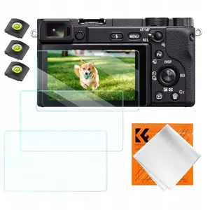 K&F Screen Protector Glass 9H Set (3x) for Sony NEX-7, NEX-6, NEX-6L, NEX-5, NEX-3N, A6600