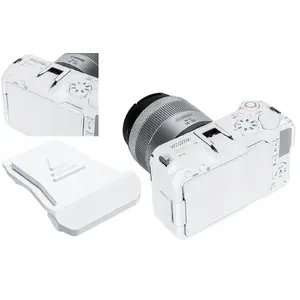 Hot Shoe Cover JJC for Canon Powershot V1 / EOS R8 R50 R1 R7 R10 — white protective cap