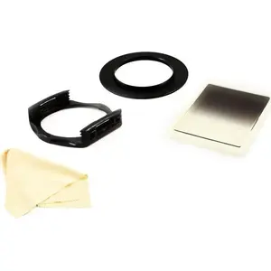 Massa holder kit for 82mm lenses with adapter ring and 82mm grey graduated (half) filter