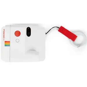 Camera clip POLAROID for Polaroid Go instant print camera — metal and nylon, white, 60×13 mm