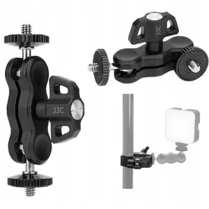 Monitor/Lamp Articulating Magic Arm Mount JJC SB11196 with Dual 1/4" Threads (bean pod style)